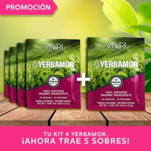 Yerbamor Tea Kit 5 packages